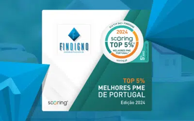 Findigno conquista pelo 5.º ano consecutivo o Prémio TOP 5% Melhores PME